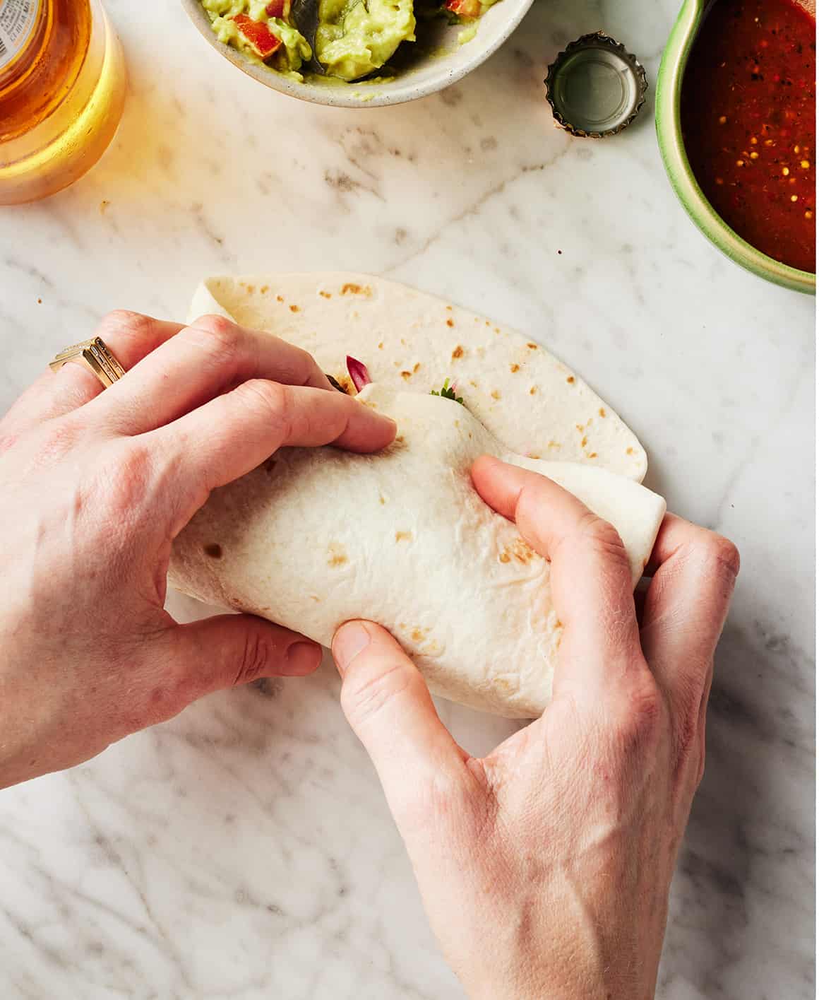 How to fold a burrito